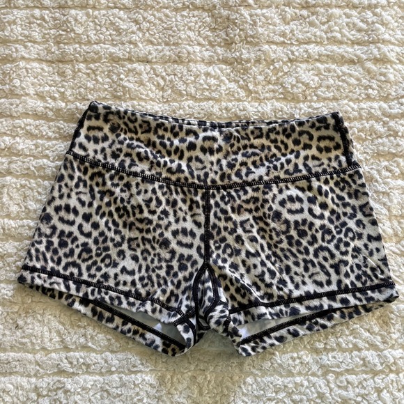 Savage Barbell Pants - Savage Barbell Leopard Print Booty Lifting Shorts Athletic Gym CrossFit Sz Small